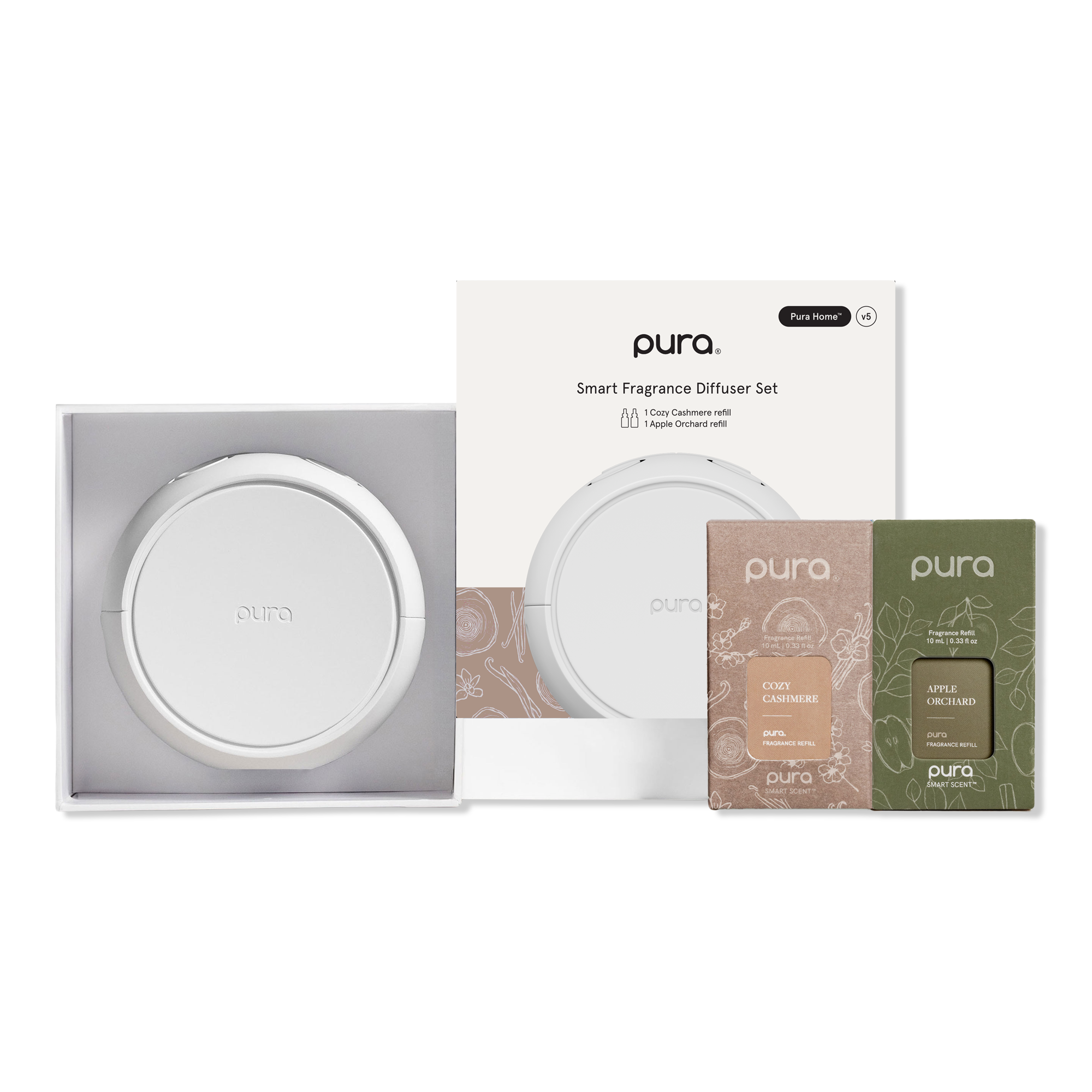 Pura Pura Apple Orchard and Cozy Cashmere Smart Diffuser Set #1