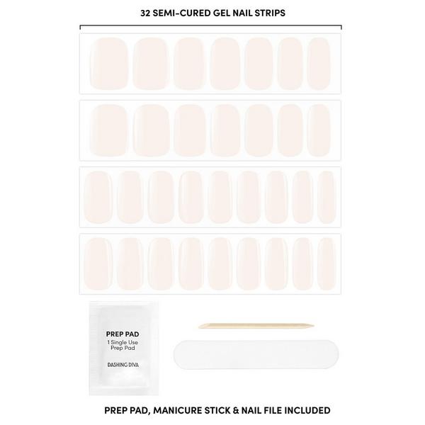 Dashing Diva GLAZE COLOR, Semi-Cured Gel Nail Strips #2
