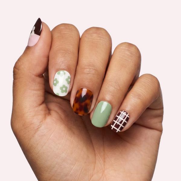 Dashing Diva GLAZE DESIGN, Semi-Cured Gel Nail Strips #3