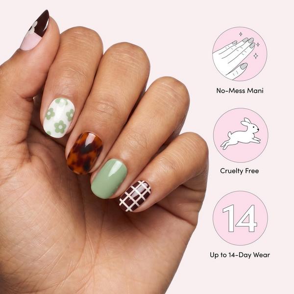 Dashing Diva GLAZE DESIGN, Semi-Cured Gel Nail Strips #5