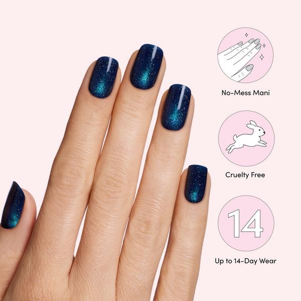 Dashing Diva GLAZE DESIGN, Semi-Cured Gel Nail Strips #5