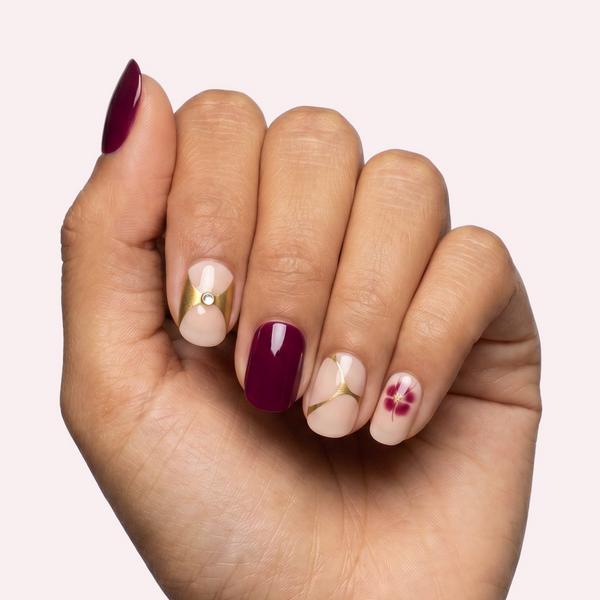 Dashing Diva GLAZE DESIGN, Semi-Cured Gel Nail Strips #3
