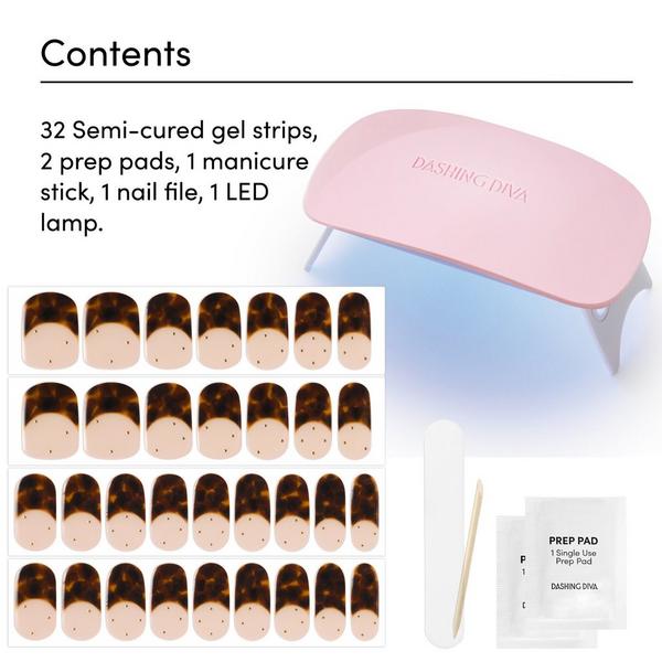 Dashing Diva GLAZE, Starter Kit, Semi-Cured Gel Nail Strips #2