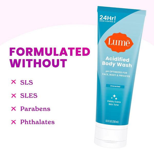 Lume Acidified Odor Control Body Wash #3