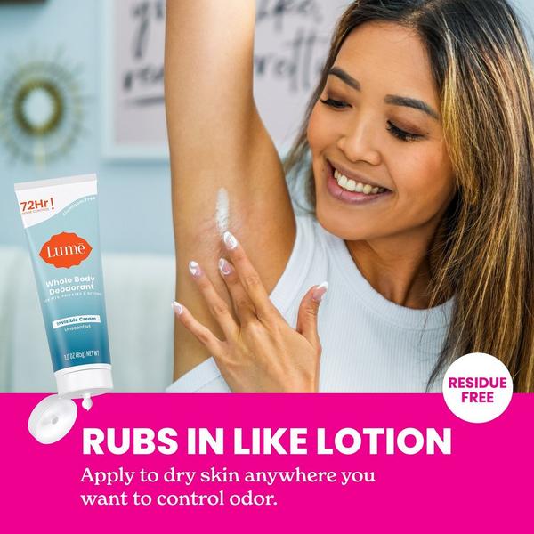 Lume Whole Body Deodorant Invisible Cream Tube #6
