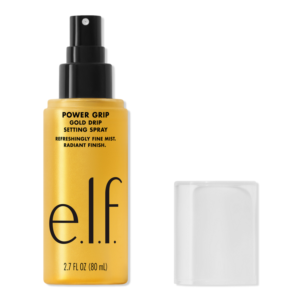 e.l.f. Power Grip Gold Drip Setting Spray - 2.7 fl oz