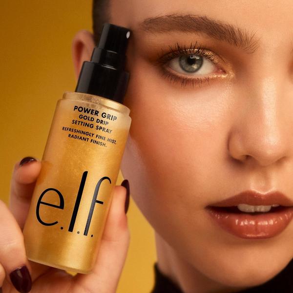e.l.f. Cosmetics Power Grip Gold Drip Setting Spray #8