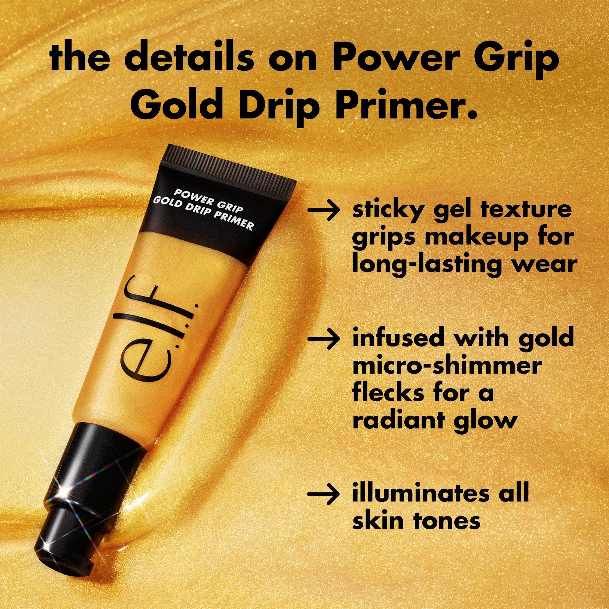 e.l.f. Cosmetics Power Grip Gold Drip Primer — фото 6