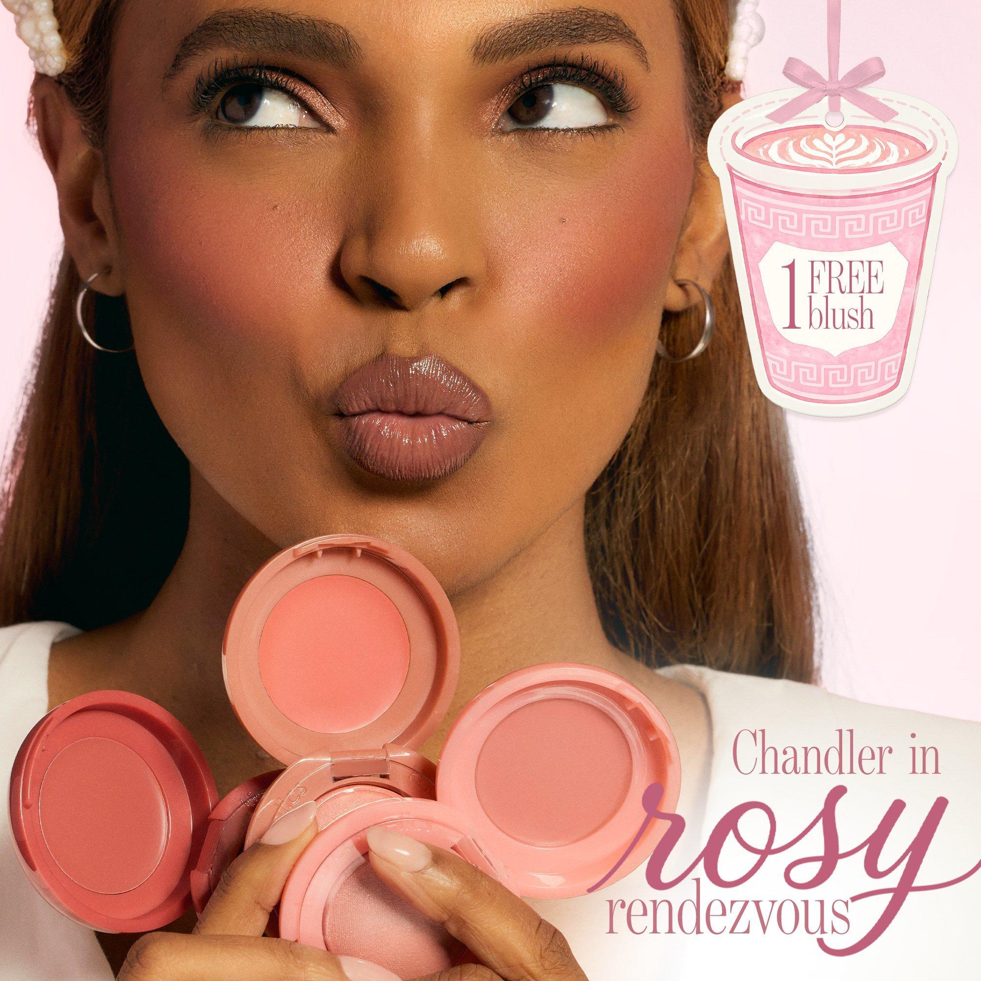 Набор Tarte Xoxo Blush & Glow Macaron, трио румян и хайлайтера — фото 2