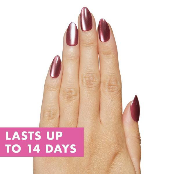 Olive & June Holiday Instant Mani - Cabernet Velvet Almond Medium #6