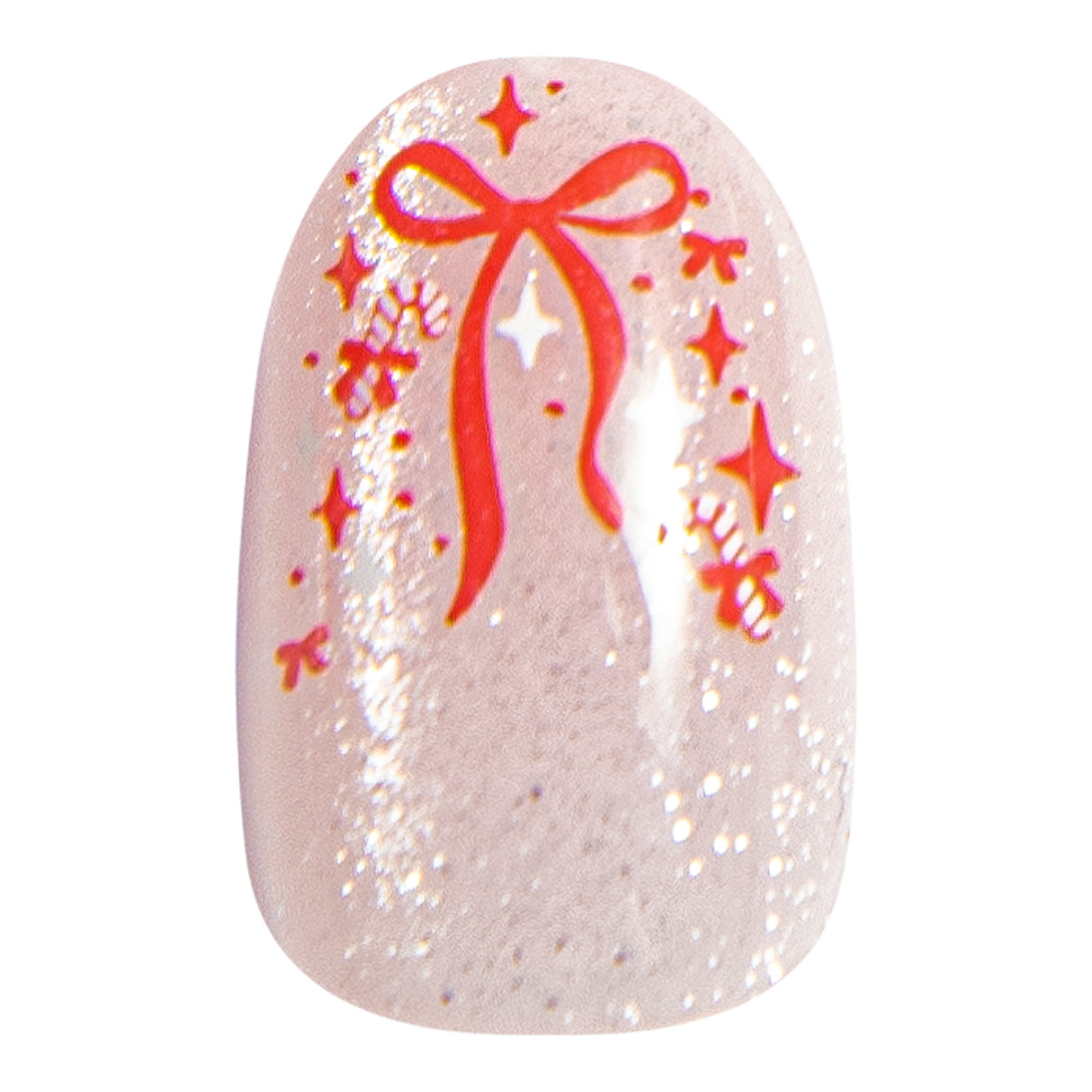 Накладные ногти Olive & June Holiday Instant Mani, Holiday Party, очень короткие круглые — фото 2
