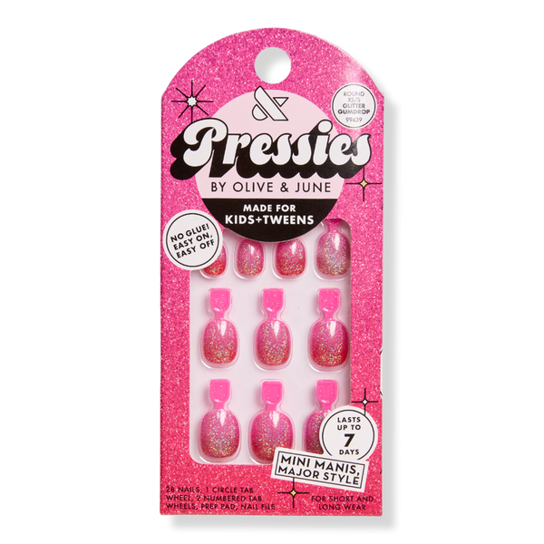 Olive & June Holiday Pressies - Glitter Gumdrop - Extra Short #1