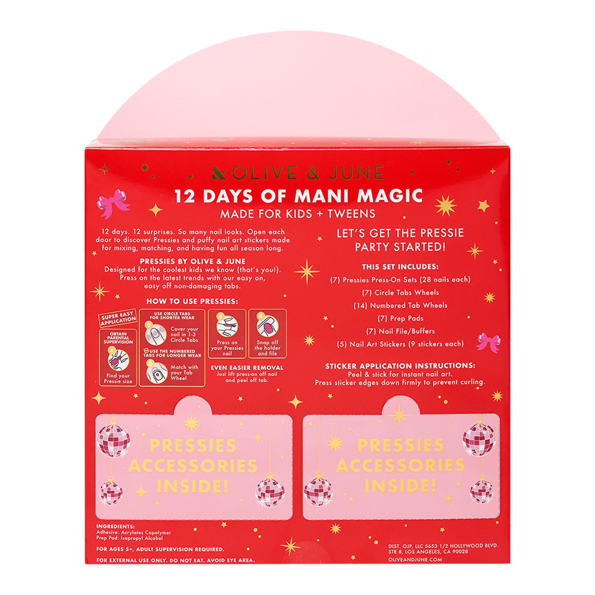 Адвент-календарь для маникюра Olive & June 12 Days of Mani Magic — фото 3