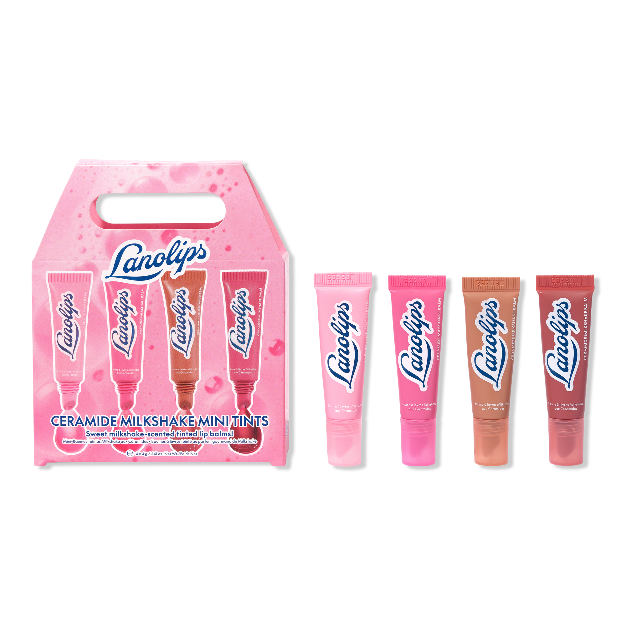 Lanolips Ceramide Milkshake 4 Piece Mini Set