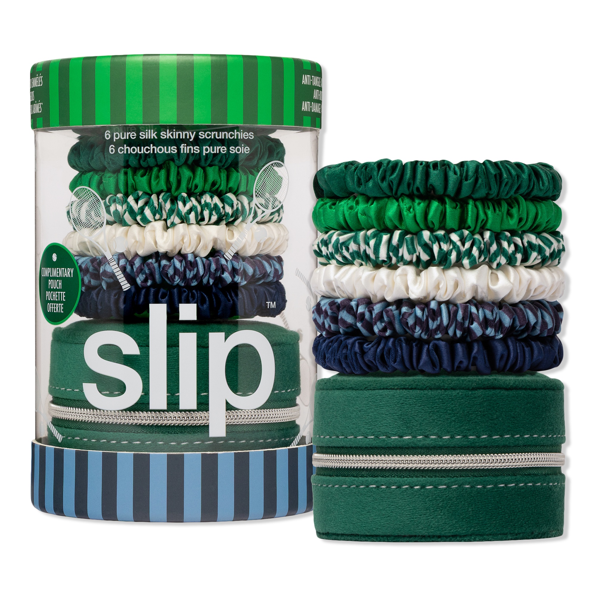 Slip Pure Silk Skinny Scrunchies With Pouch #1