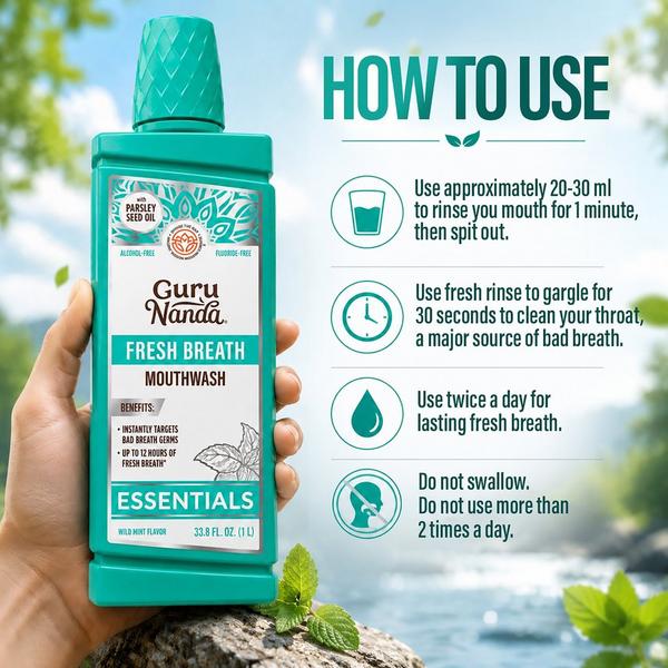 GuruNanda Fresh Breath Mouthwash #4