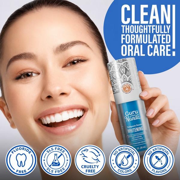 GuruNanda Whitening Toothpaste Booster with Enzymes & Peroxide #7