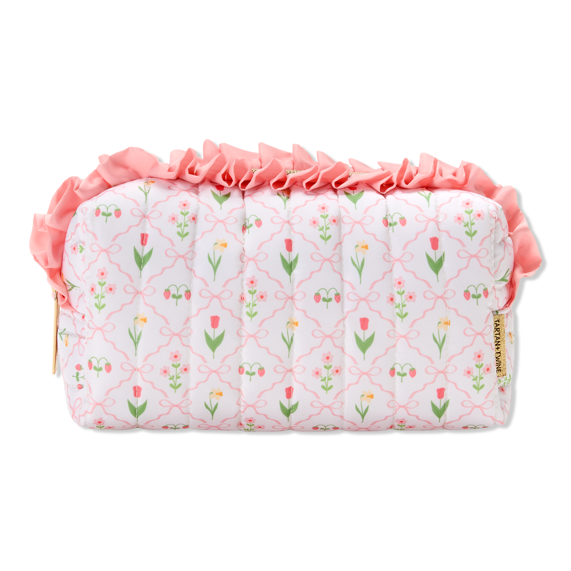 Tartan + Twine Retro Floral Brush Case #1