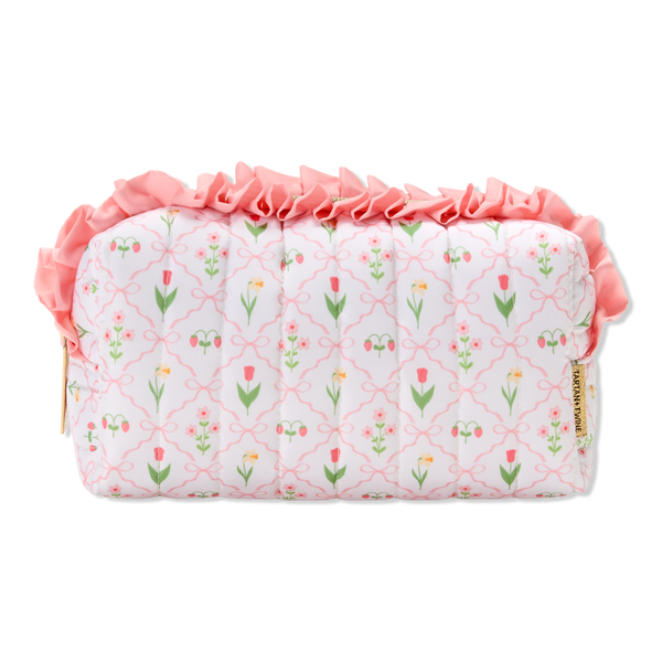 Tartan + Twine Retro Floral Brush Case #1