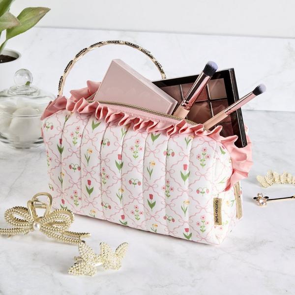 Tartan + Twine Retro Floral Brush Case #4