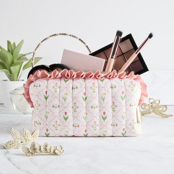Tartan + Twine Retro Floral Brush Case #5