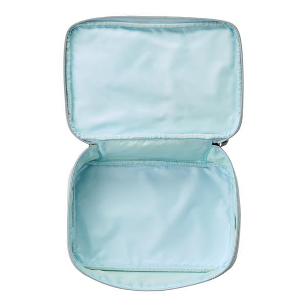 Tartan + Twine Blue Aura Double Zip Train Case #3