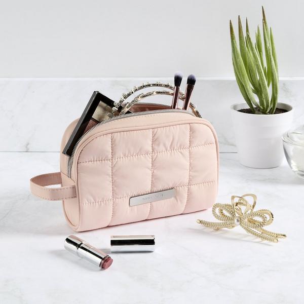Tartan + Twine Light Pink Puffer Organizer #4