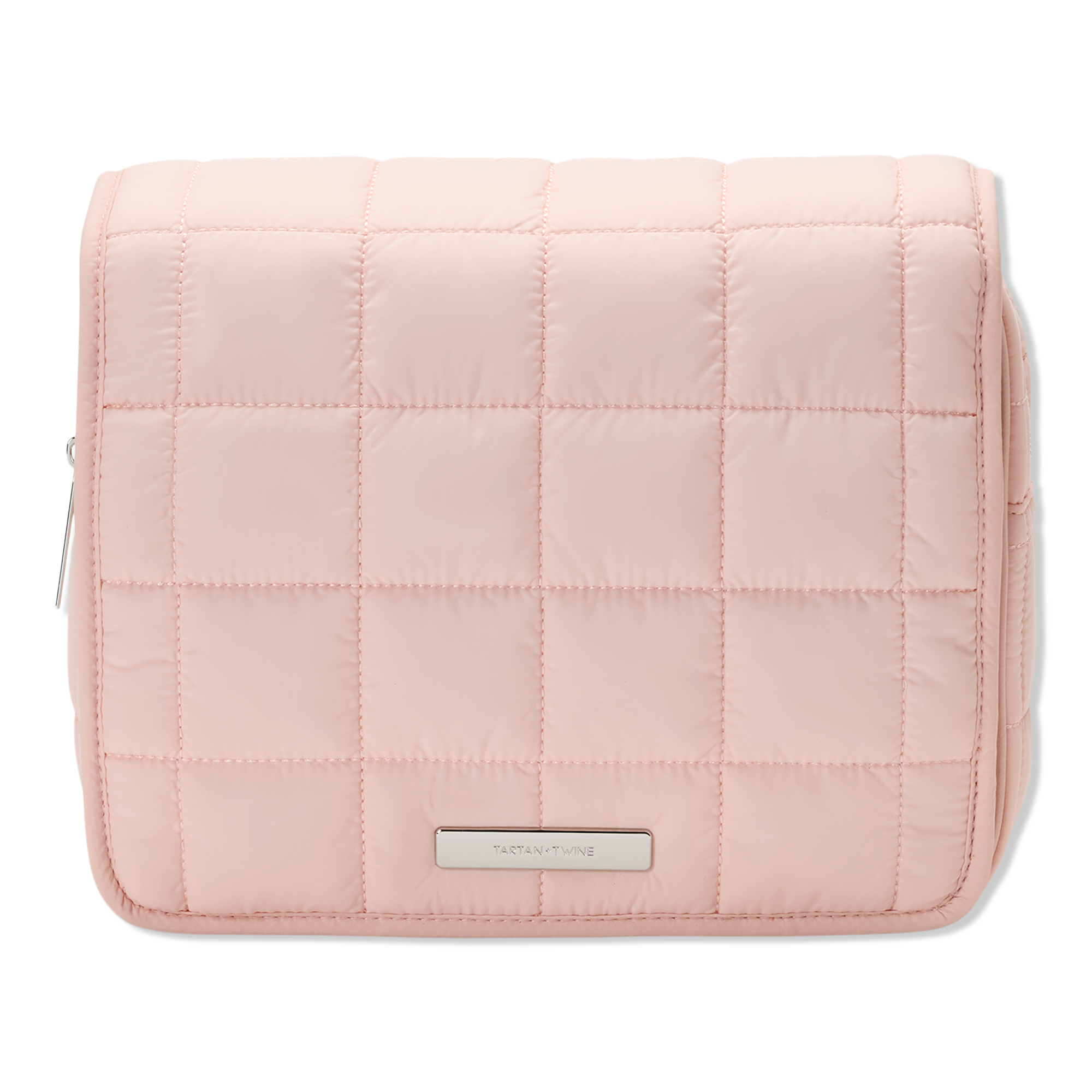 Tartan + Twine Light Pink Puffer Hanging Organizer #1