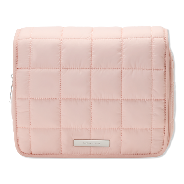 Tartan + Twine Light Pink Puffer Hanging Organizer #1