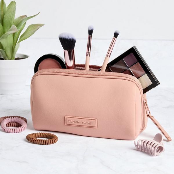 Tartan + Twine Blush Neoprene Pencil Case #4
