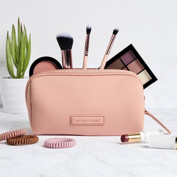 Tartan + Twine Blush Neoprene Pencil Case #5