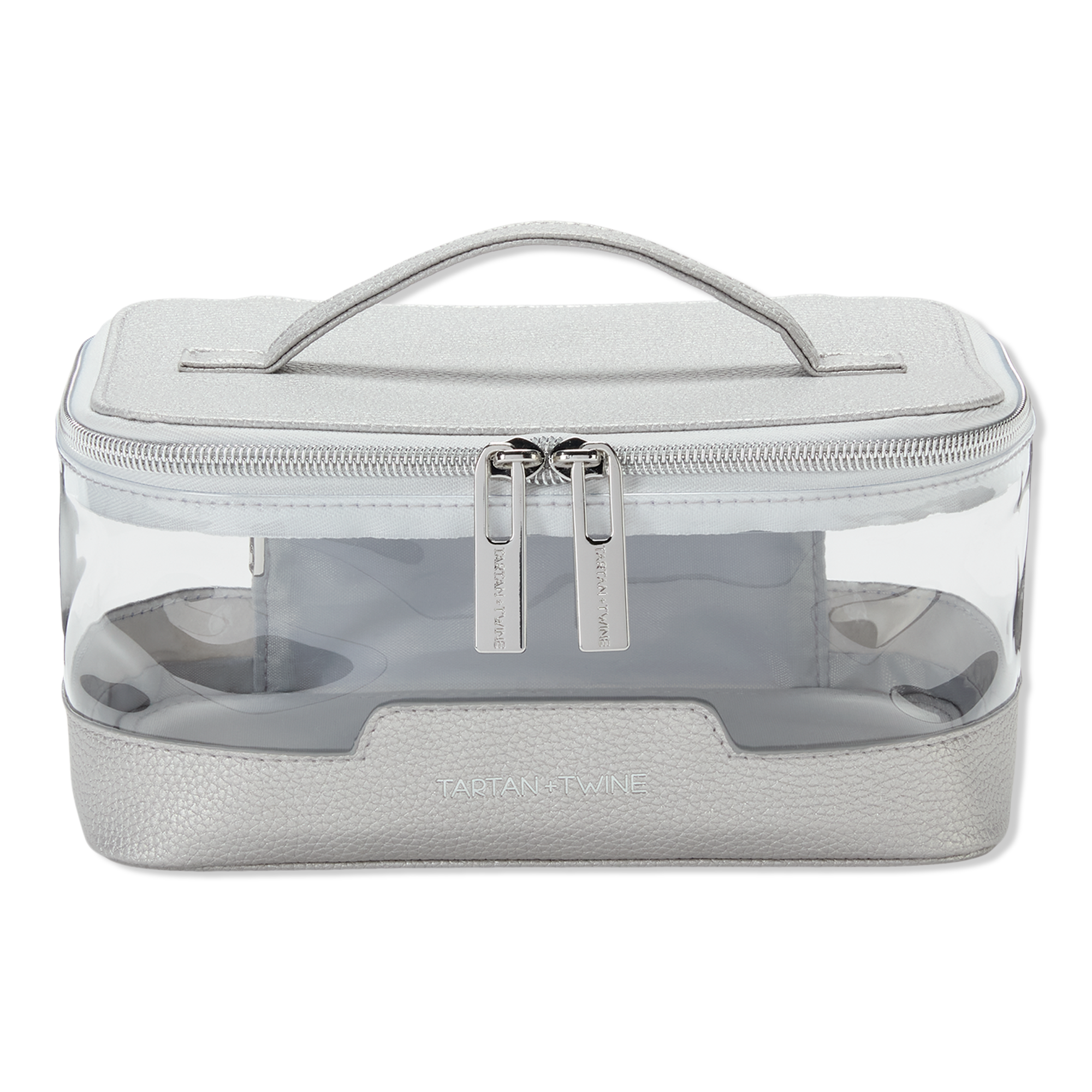 Tartan + Twine Metallic Mood Silver Cosmetic Box #1