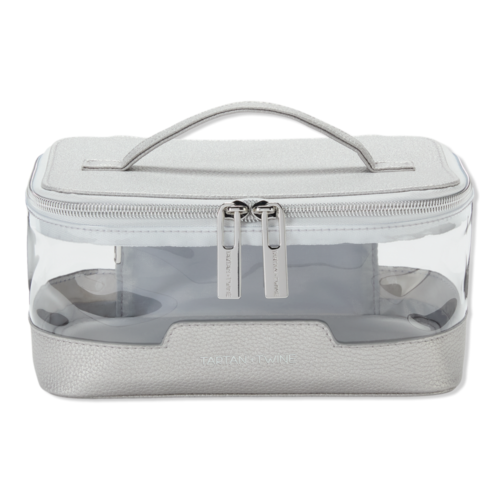 Tartan + Twine Metallic Mood Silver Cosmetic Box