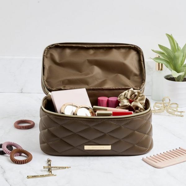 Tartan + Twine Cocoa Luxe Double Zip Train Case #5