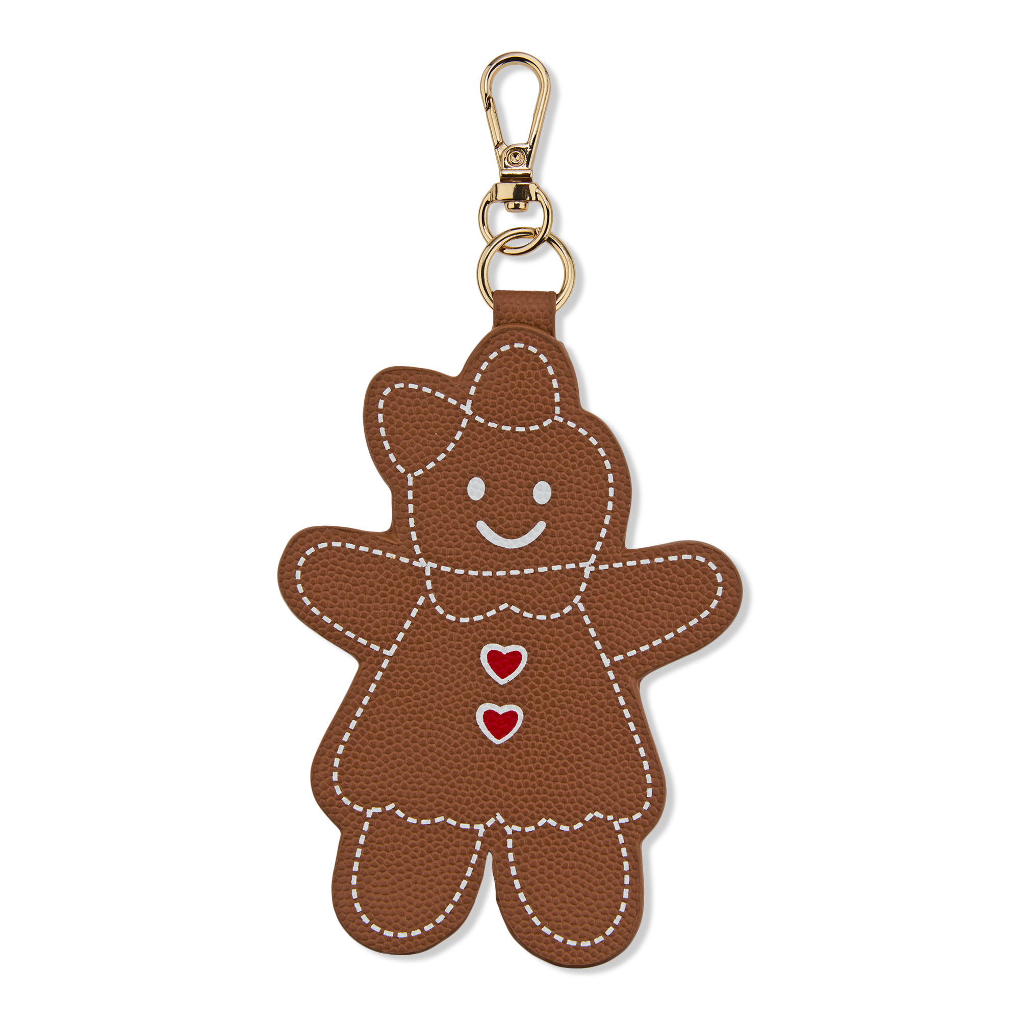 Tartan + Twine Gingerbread Cookie Bag Charm #1