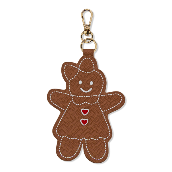 Tartan + Twine Gingerbread Cookie Bag Charm #1