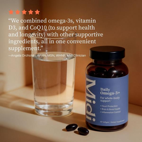 Midi - Daily Omega-3+ Softgels | Ulta Beauty
