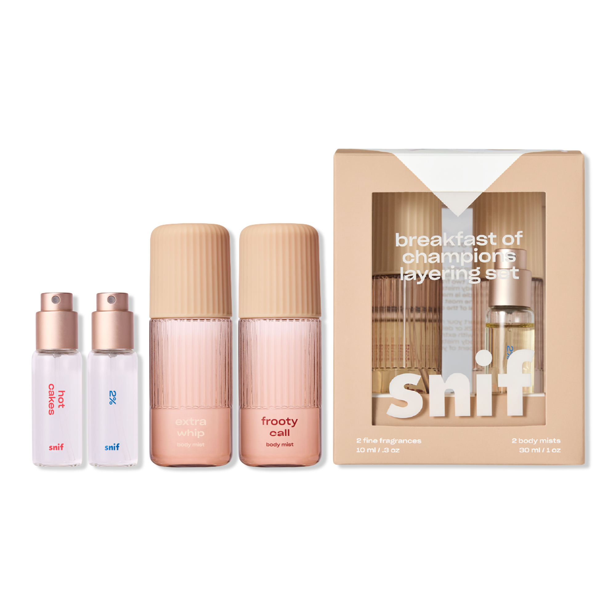 Snif Breakfast of Champions Gift Set Layering Bundle #1