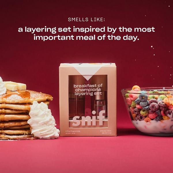 Snif Breakfast of Champions Gift Set Layering Bundle #3