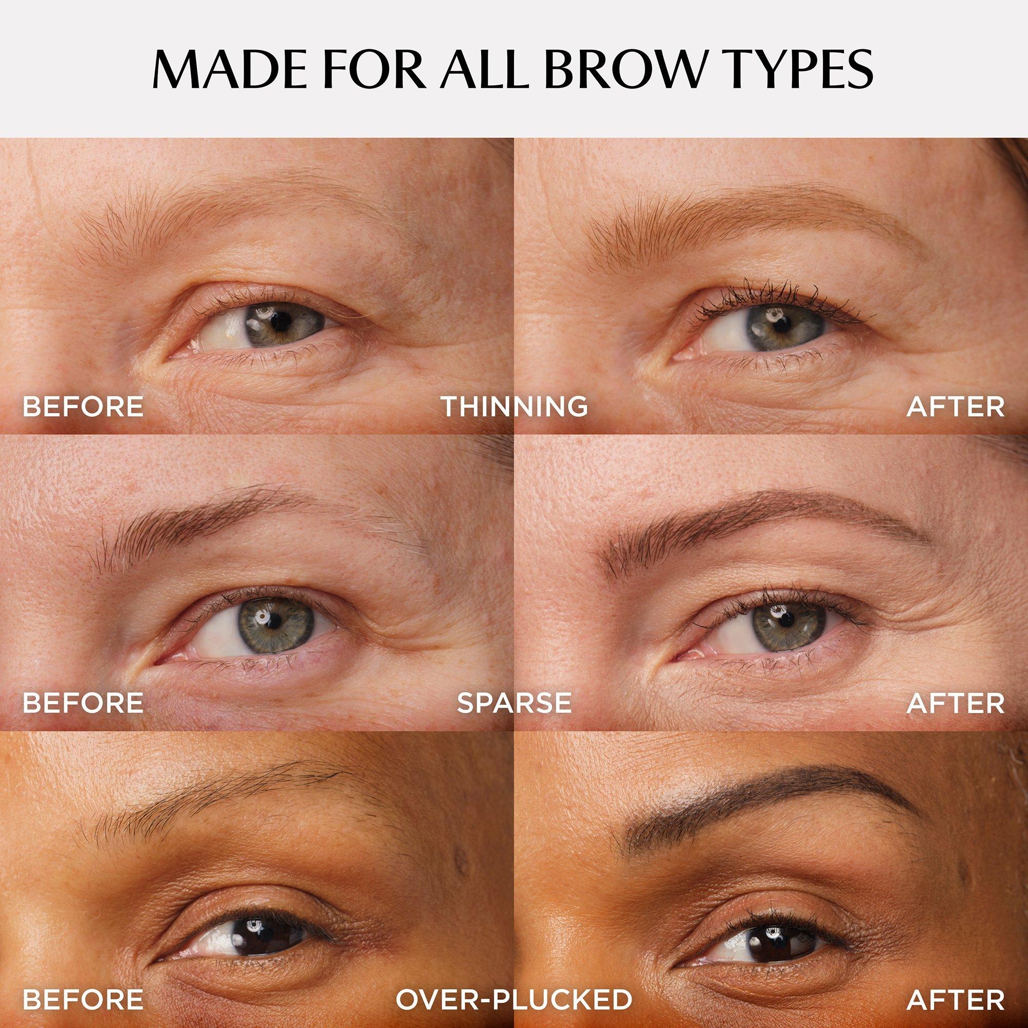 Оттеночный карандаш для бровей IT Cosmetics Hello Brow с несколькими щетинками, цвет: Чёрный коричневый — фото 7