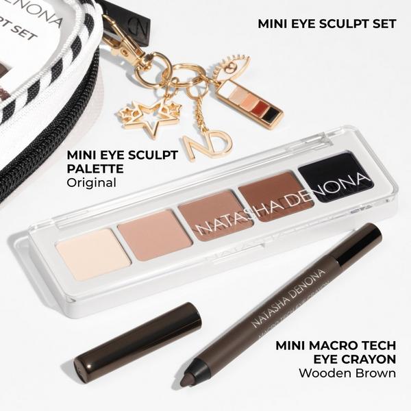 NATASHA DENONA Mini Eye Sculpt Eyeshadow Palette & Eye Crayon Pencil Duo Makeup Gift Set #8