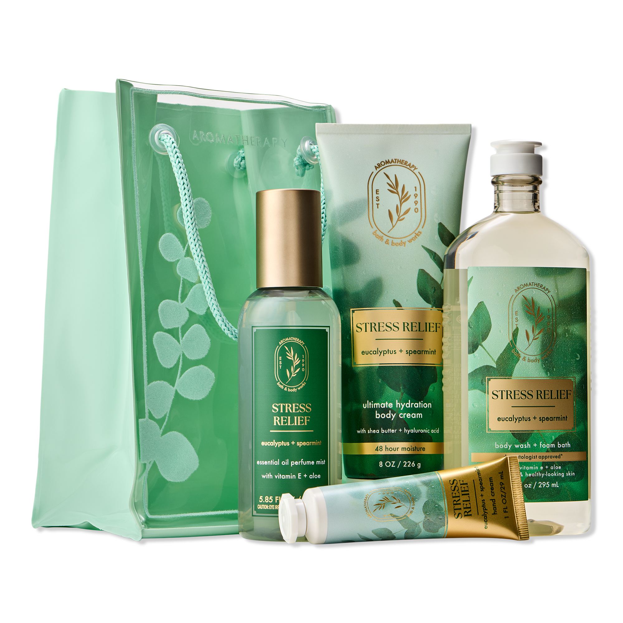 Bath & Body Works Stress Relief Eucalyptus + Spearmint Gift Set #1