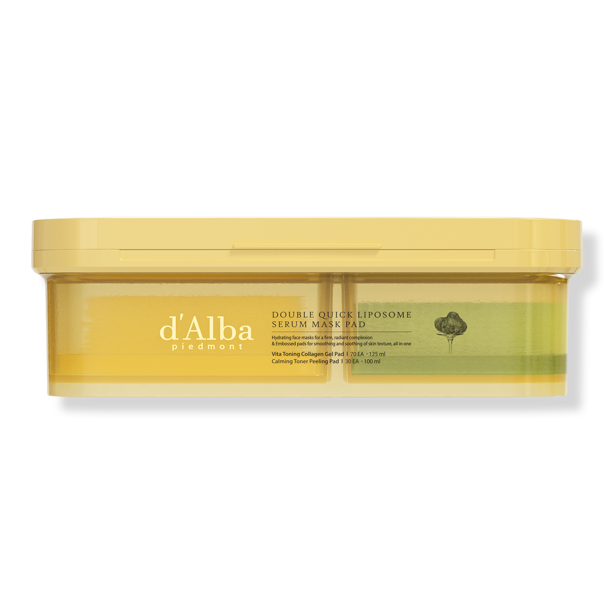 d'Alba Piedmont White Truffle 2-in-1 Exfoliating & Glow Toner Pads #1