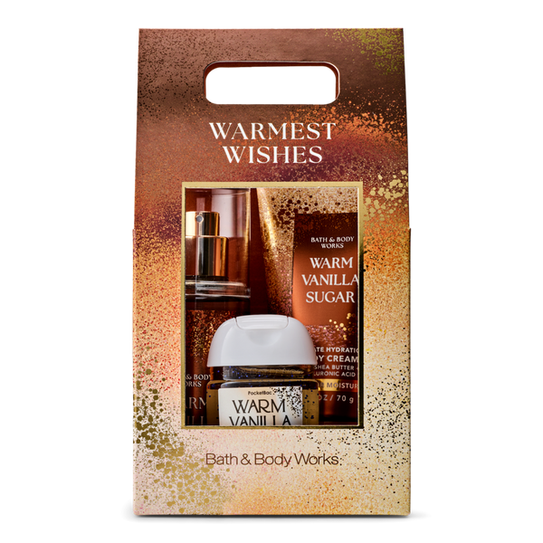Bath & Body Works Warm Vanilla Sugar Travel Size Gift Set #2