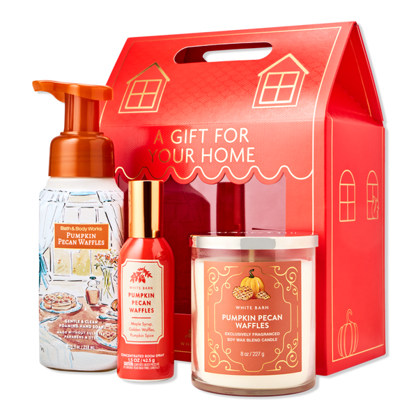 Bath & Body Works Pumpkin Pecan Waffles Home Gift Set #1