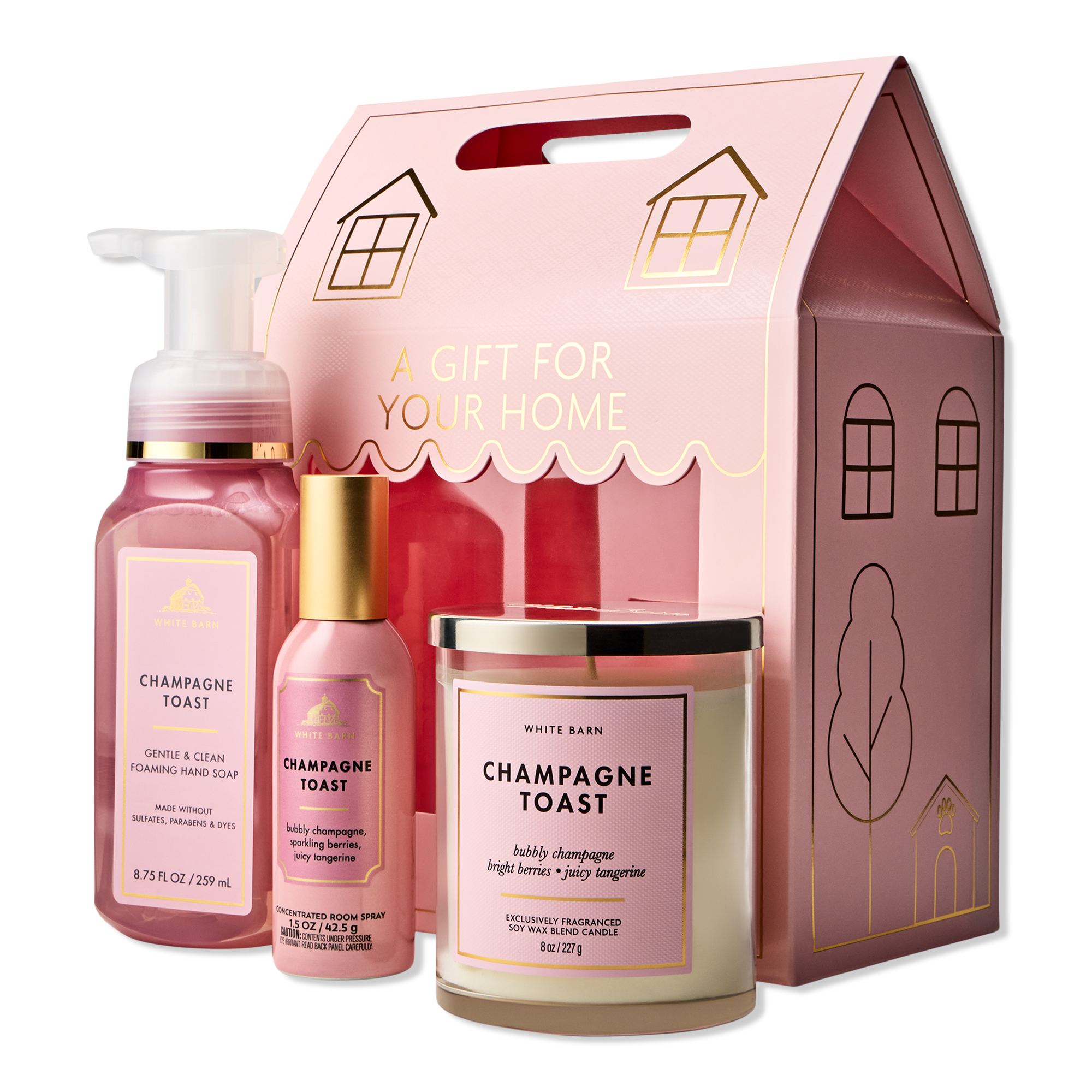 Bath & Body Works Champagne Toast Home Gift Set #1