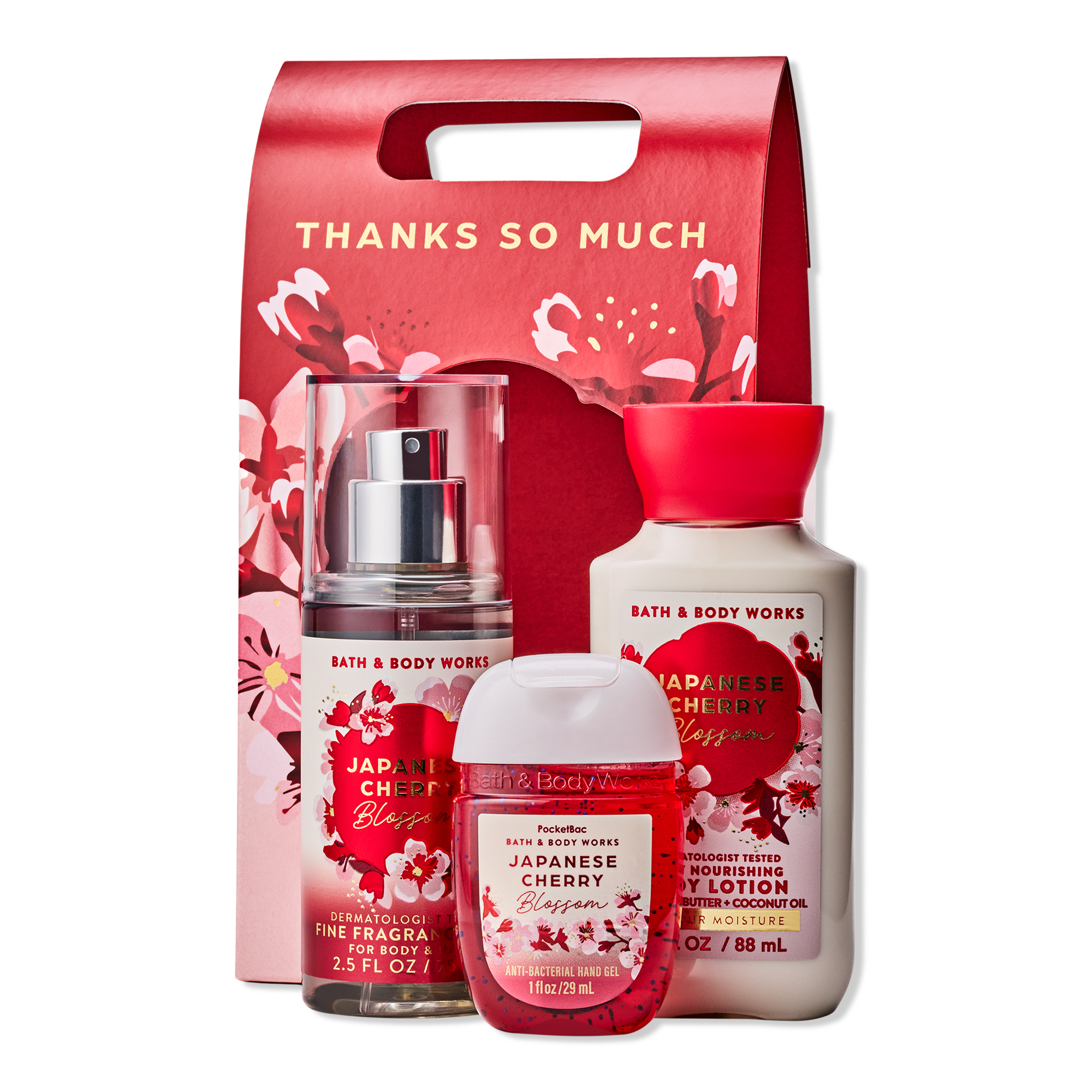 Bath & Body Works Japanese Cherry Blossom Travel Size Gift Set #1