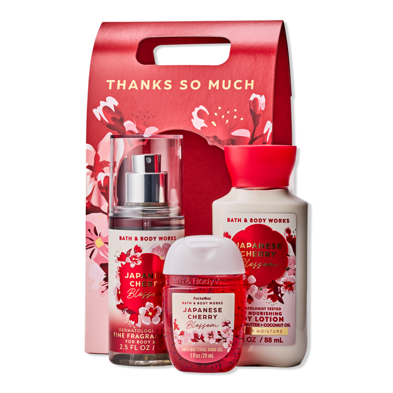Bath & Body Works - Japanese Cherry Blossom Travel Size Gift Set