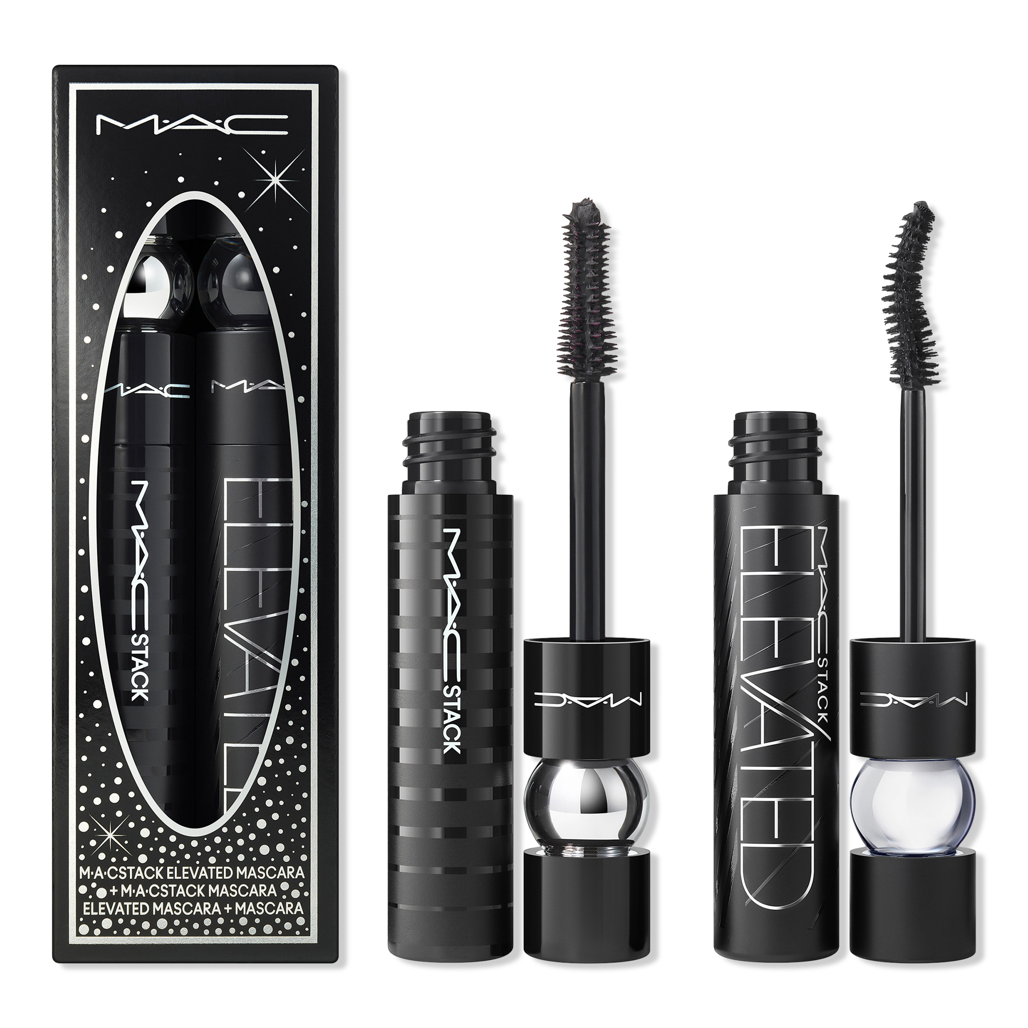 Набор из 2 накладных ресниц Mac M·A·CStacked + Elevated