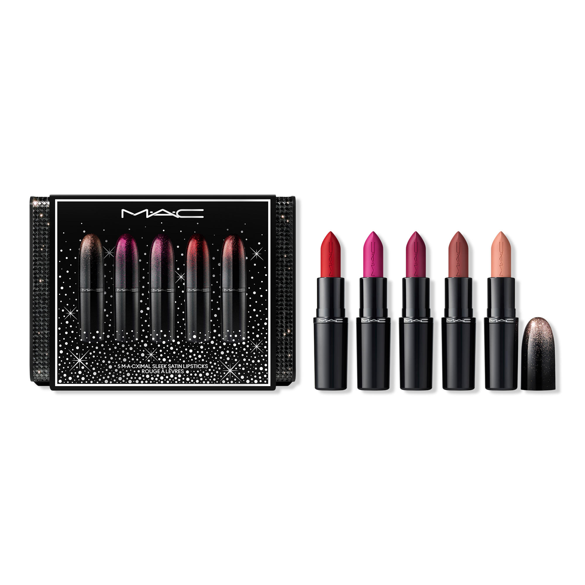 Набор атласных помад MAC Signature